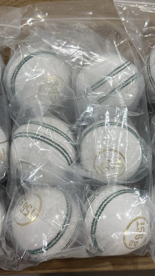ELITE 4-Piece Leather Cricket Ball (156g)